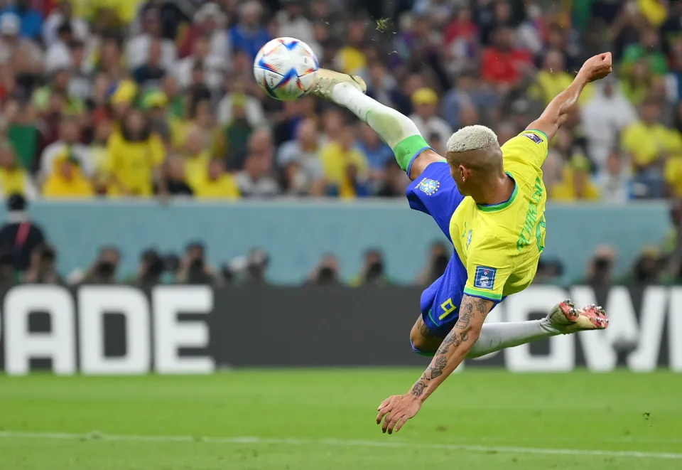 Brazil goal celebration