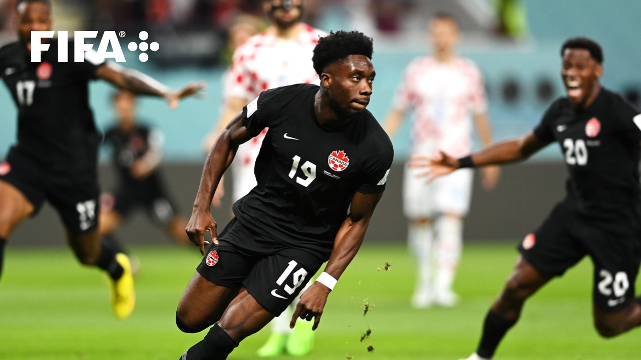 Canada goal celebration