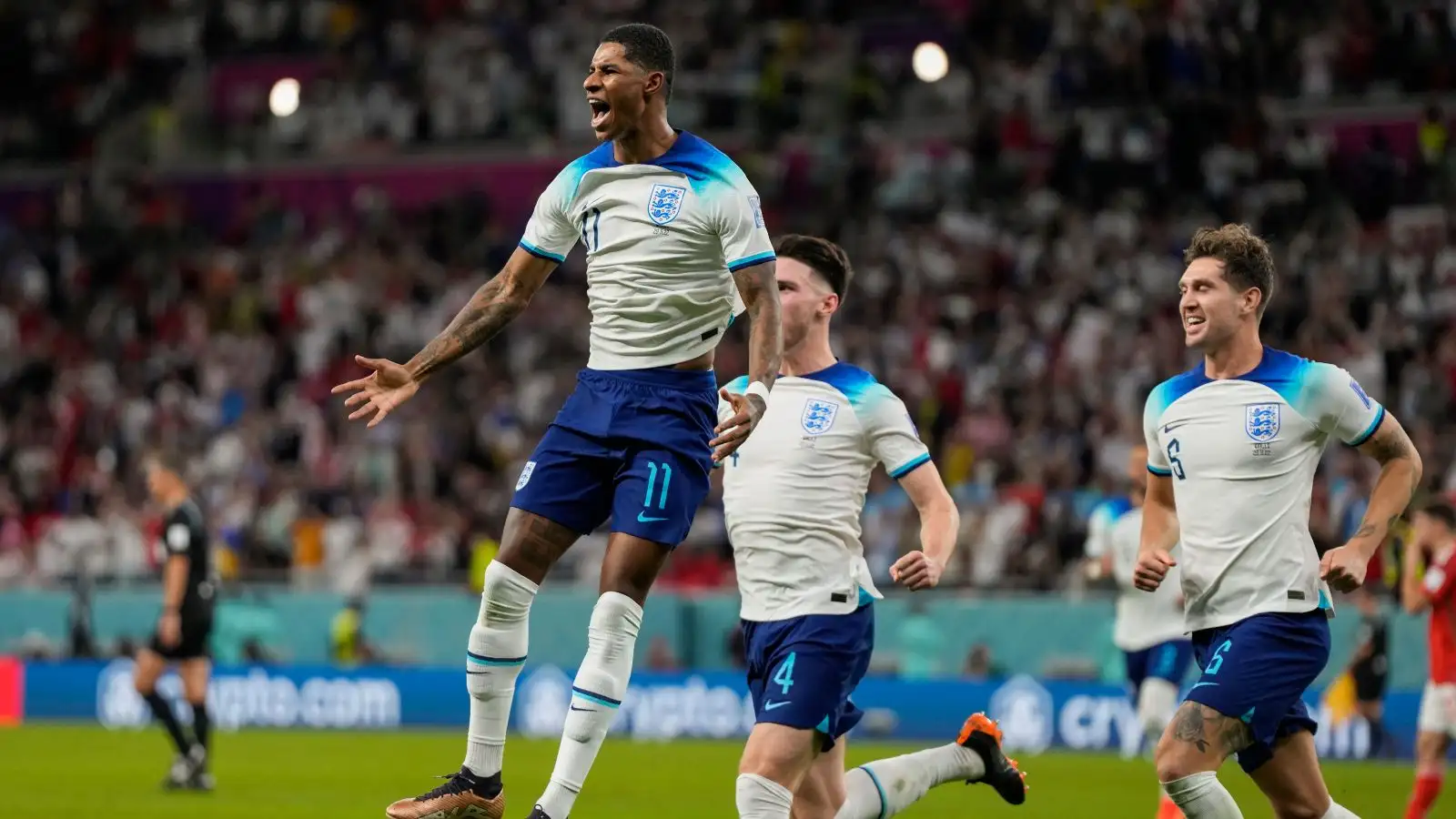 England goal celebration