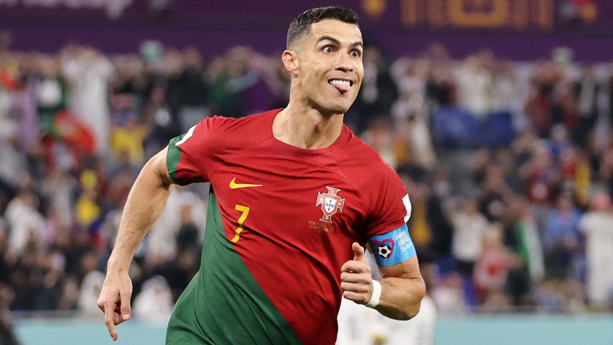 Portugal goal celebration